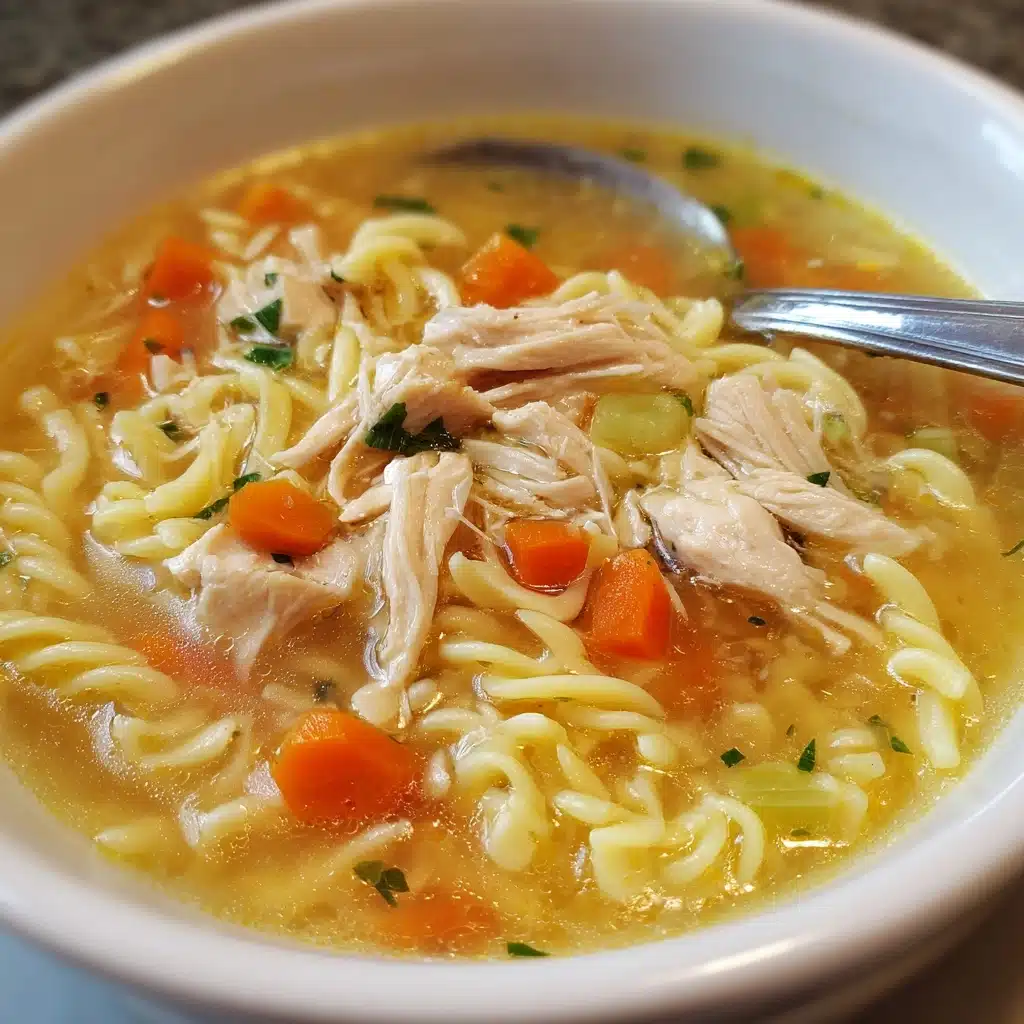 Classic Chicken Noodle Soup Recipe - Recipe Image