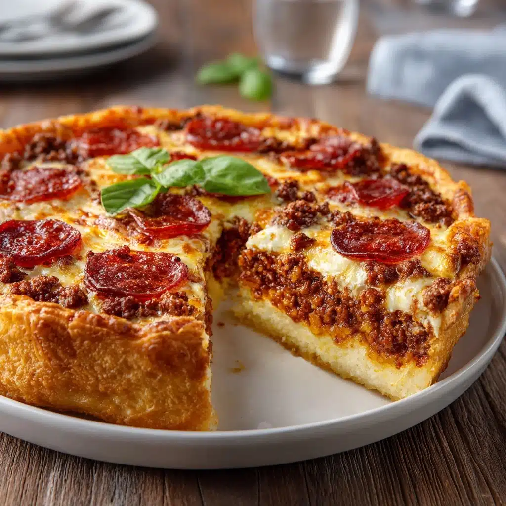 Hearty Pizza Pie Recipe - Recipe Image