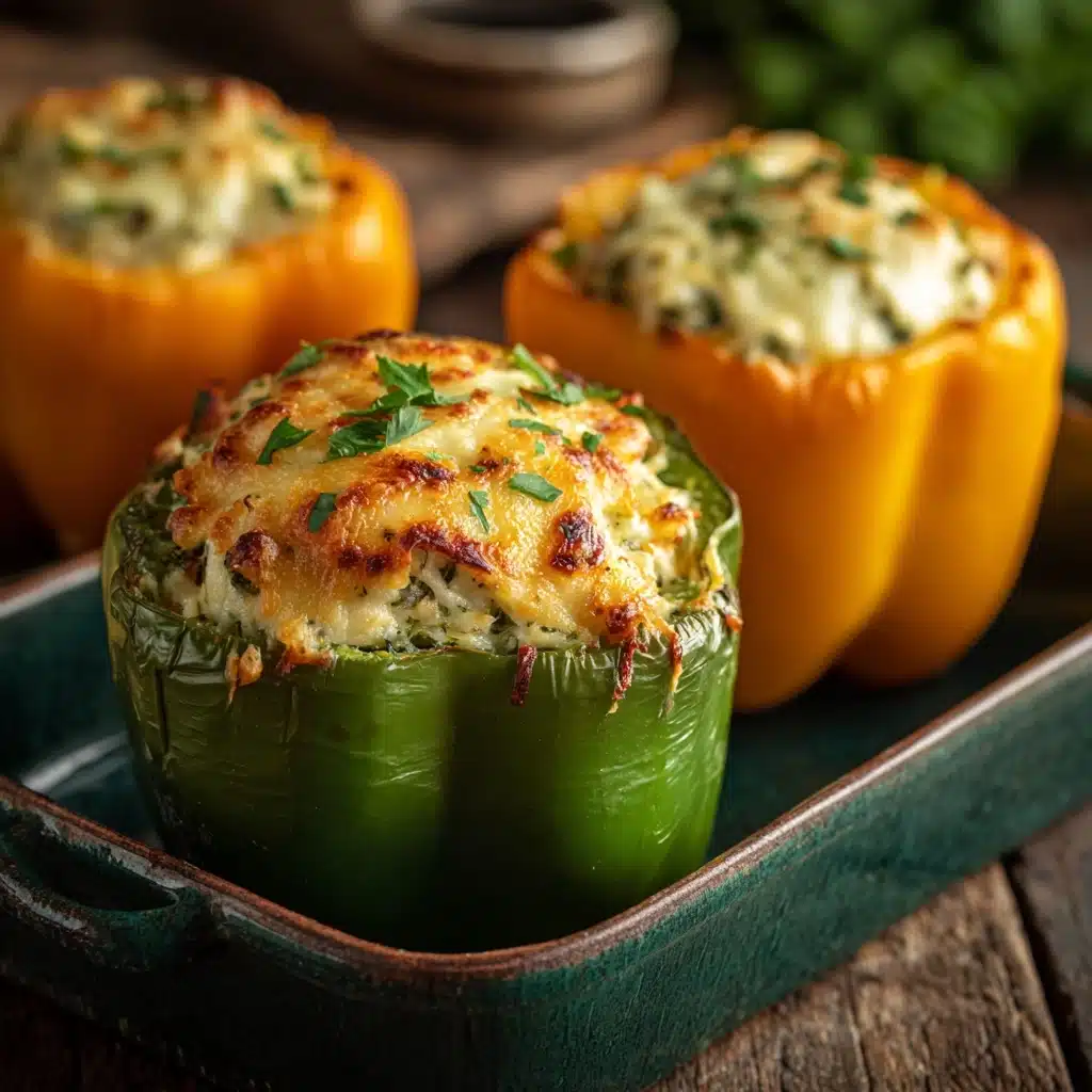 Herb and Cheese Stuffed Bell Peppers Recipe - Recipe Image
