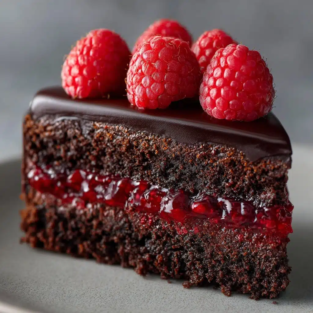 Chocolate Raspberry Truffle Cake Recipe - Recipe Image