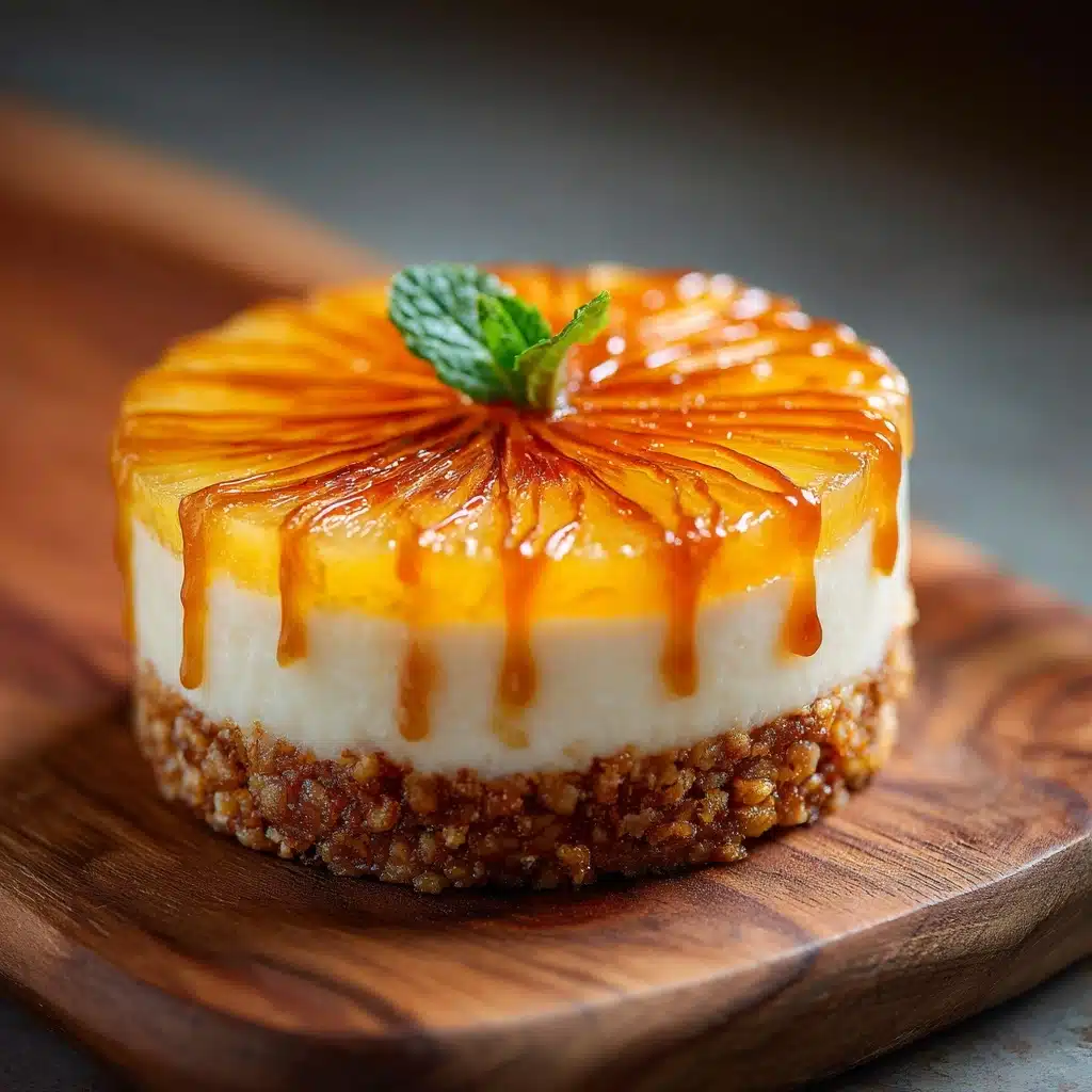 Mini Pineapple Upside Down Cheesecakes Recipe - Recipe Image