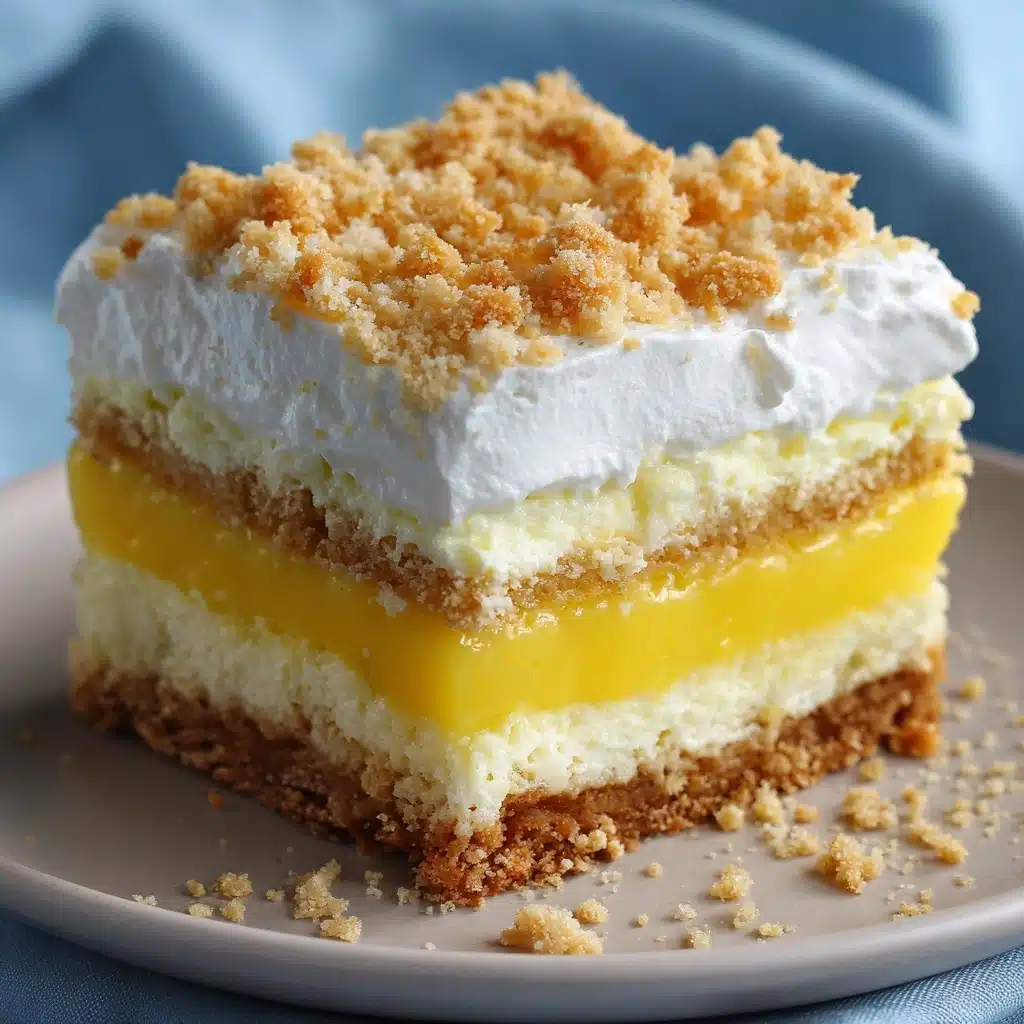Lemon Cream Cheese Dump Cake Recipe - Recipe Image