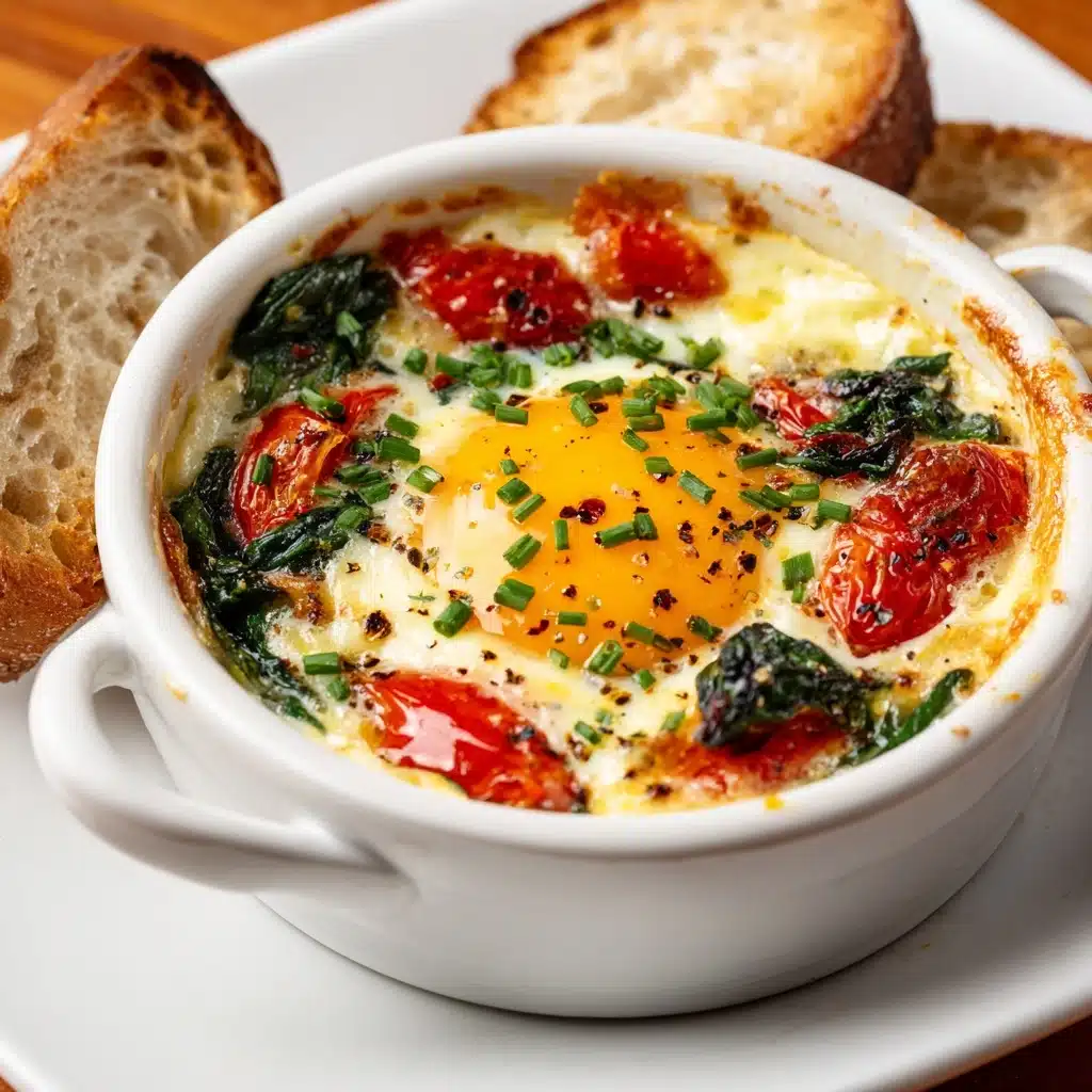 Baked Feta Eggs Recipe - Recipe Image