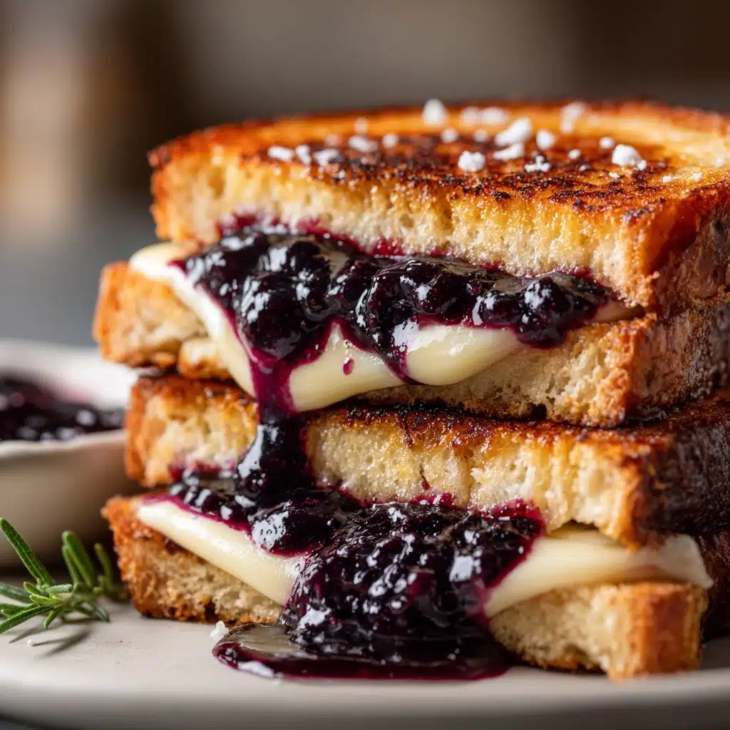 Balsamic Blackberry Bliss Grilled Cheese Recipe - Recipe Image
