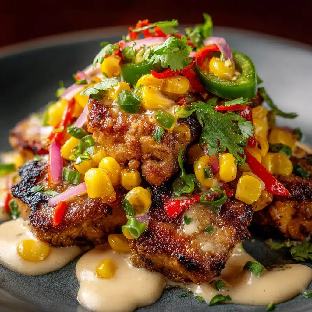 Chicken Al Pastor Loaded Fries Recipe - Recipe Image