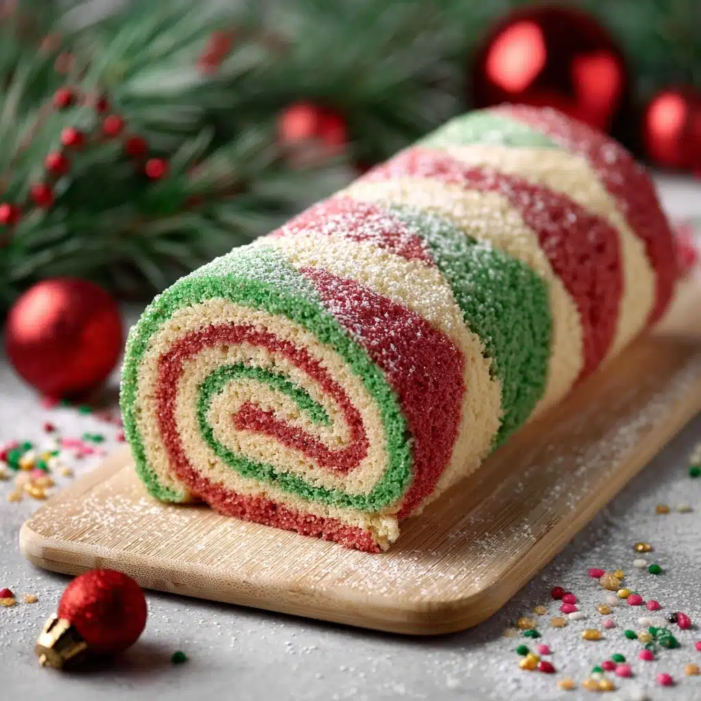 Christmas Cake Roll Recipe - Recipe Image