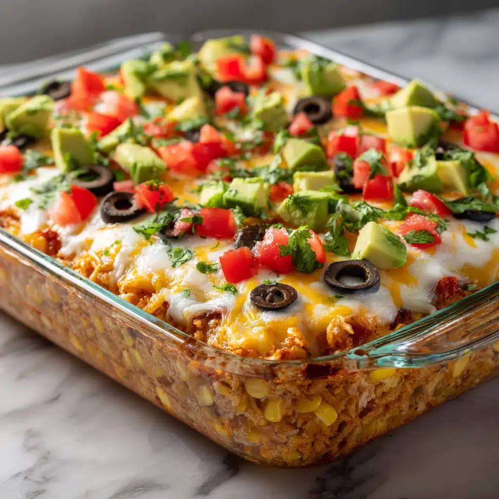 Chicken Burrito Casserole Recipe - Recipe Image