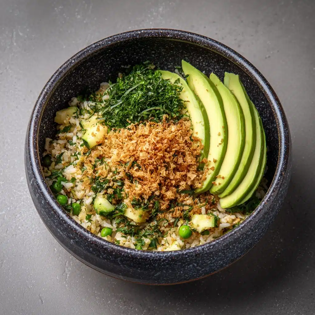 Tuna Avocado Crispy Rice Salad: An Amazing Ultimate Recipe - Recipe Image