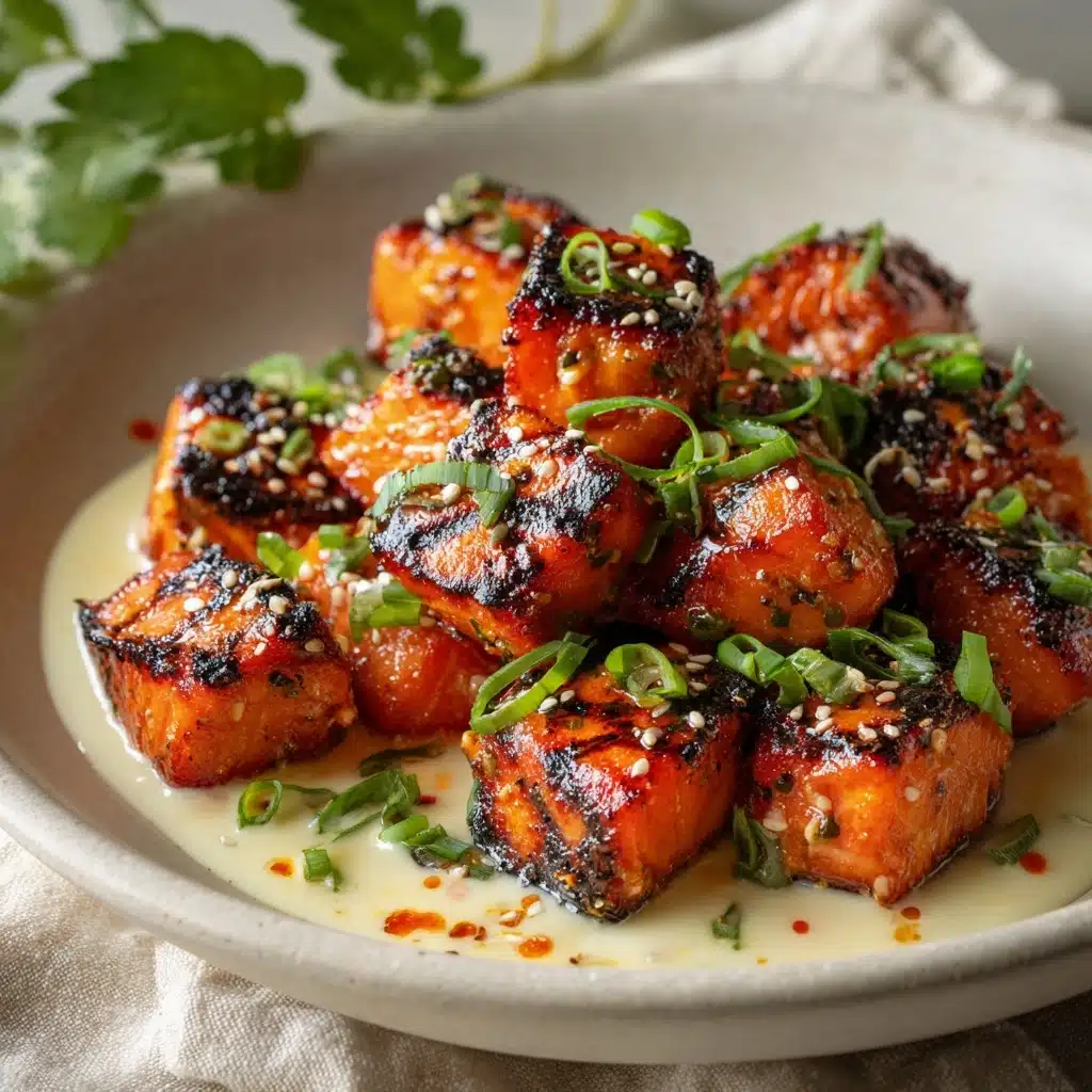 Crispy Spicy Salmon Bites Recipe - Recipe Image