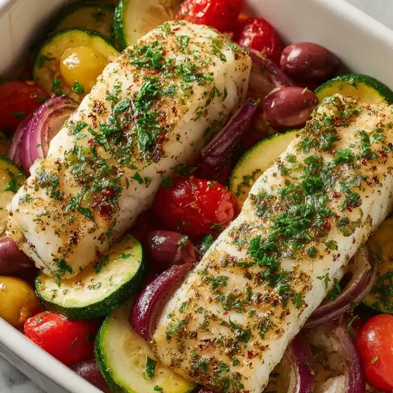 Mediterranean Baked Fish Recipe