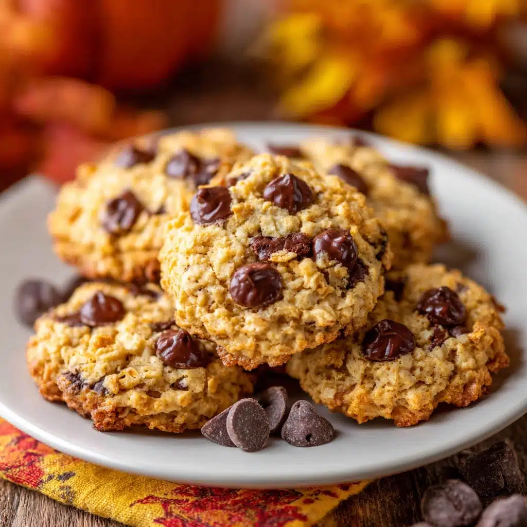 Pumpkin Oatmeal Chocolate Chip Cookies Recipe - Recipe Image