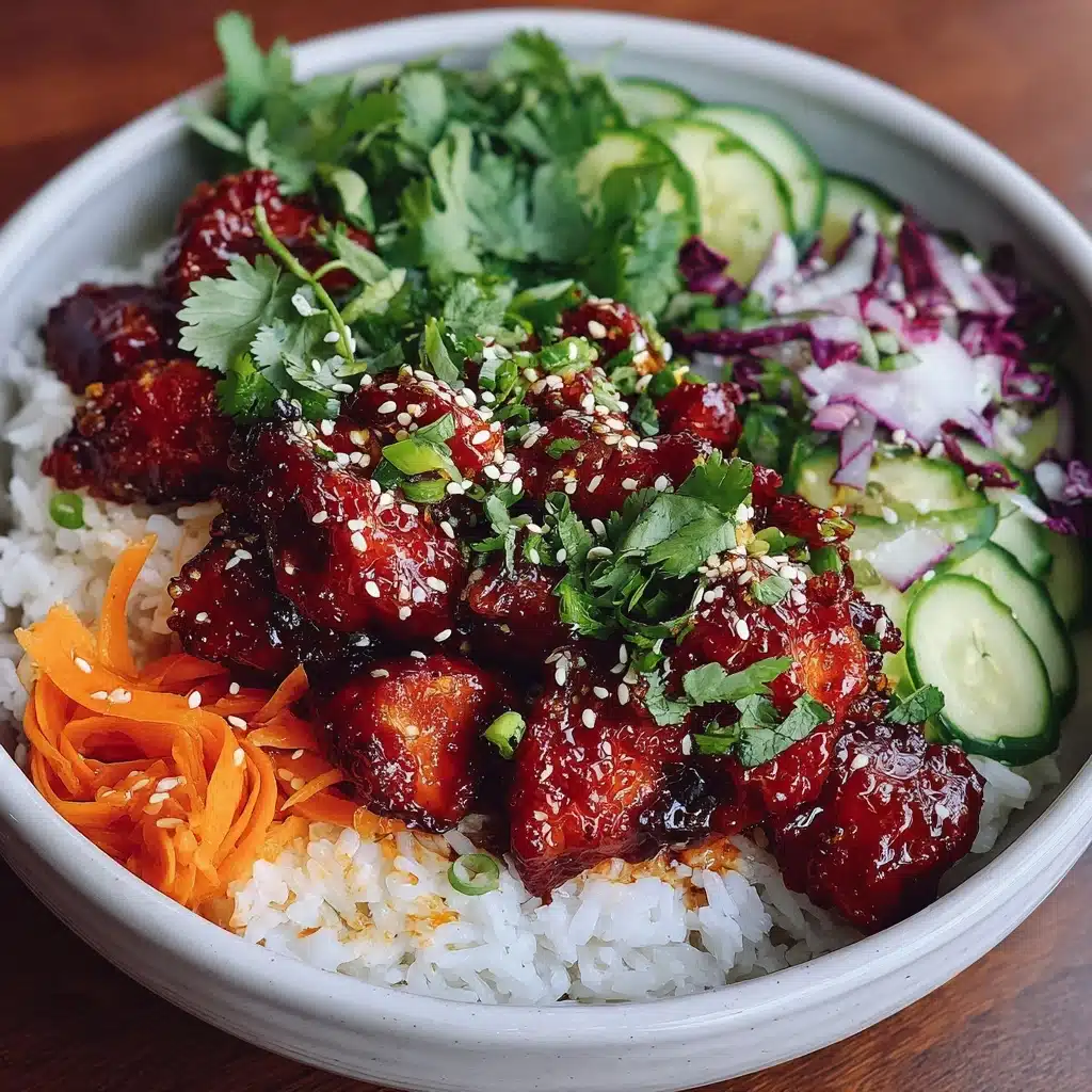 Hot Honey Chicken Bowls Recipe - Recipe Image