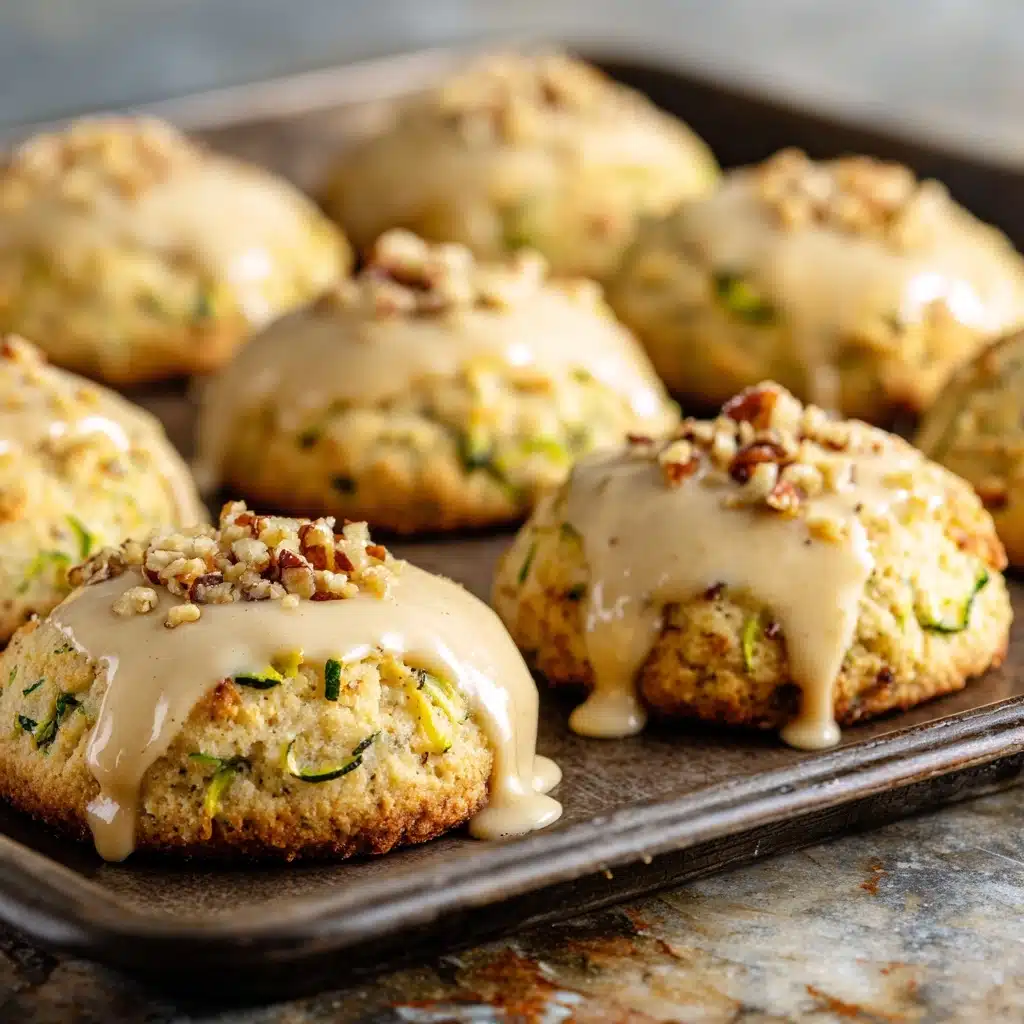 Zucchini Bread Cookies with Brown Butter Glaze Recipe - Recipe Image