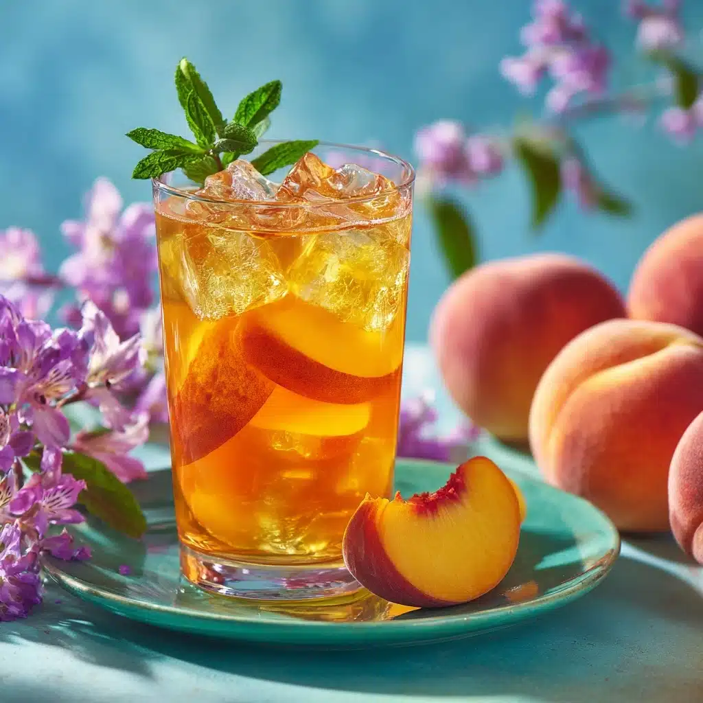 Easy Peach Tea: The Perfect Refreshing Summer Drink Recipe - Recipe Image