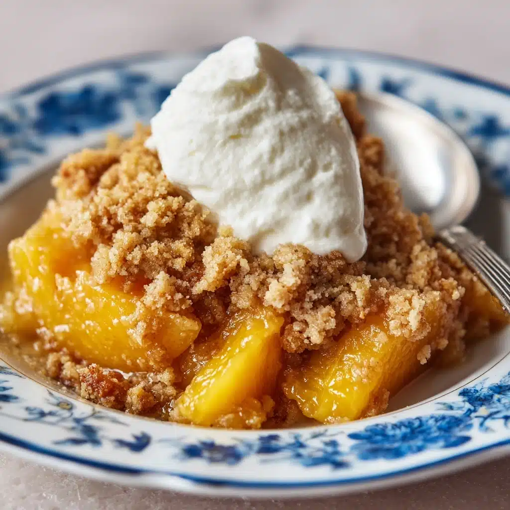 Best Peach Crisp Recipe : A Cozy Summer Dessert Recipe - Recipe Image