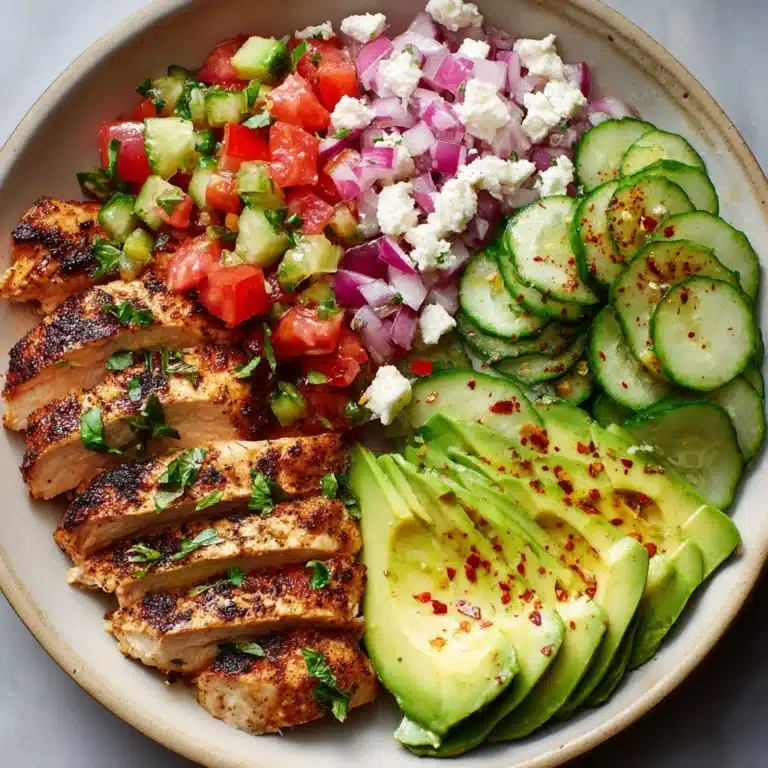 Greek Avocado Chicken Salad Recipe
