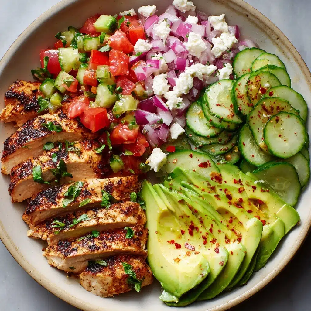 Greek Avocado Chicken Salad Recipe