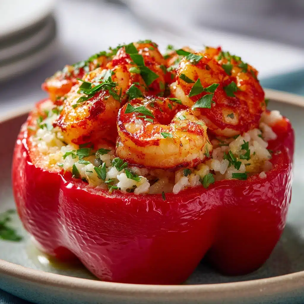 Crab and Shrimp Stuffed Bell Peppers Recipe