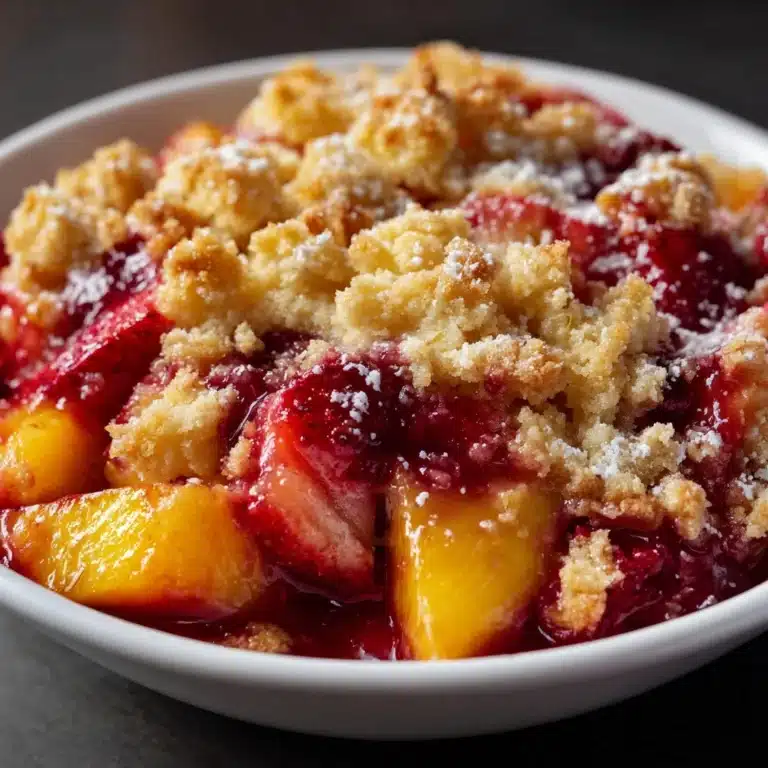 Strawberry Peach Crisp Dessert: A Delicious Summer Treat You Must Try Recipe