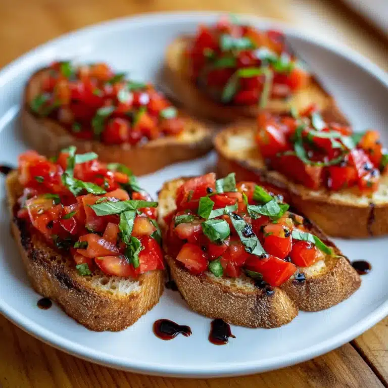 Easy Bruschetta Recipe