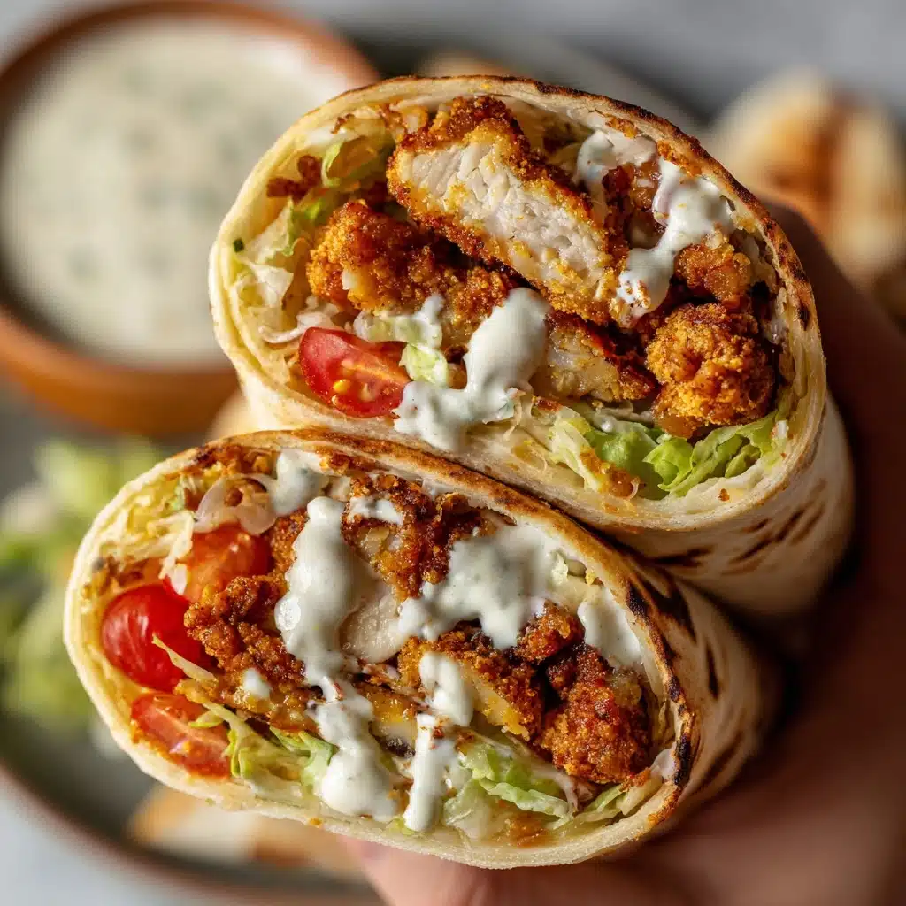 Crispy Chicken Twister Wrap Recipe