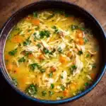Lemon Chicken Orzo Soup Recipe