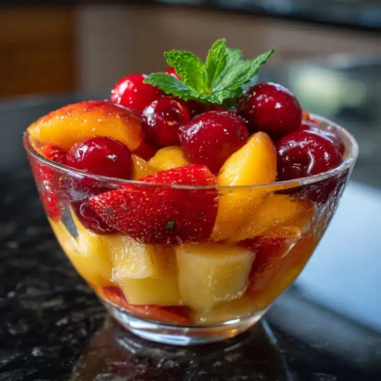 Summer Peach Fruit Salad: A Refreshing Summer Treat Recipe