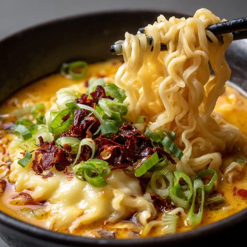 Spicy Cabbage Ramen with Cheese Recipe