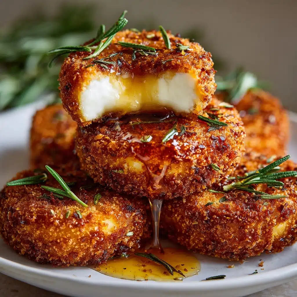 Fried Goat Cheese Balls with Spicy Sage Honey Recipe