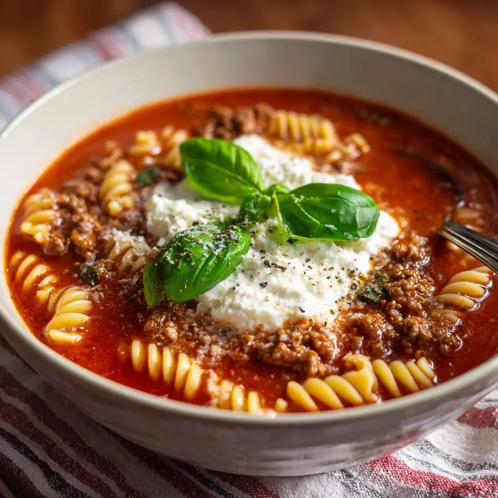 Easy Lasagna Soup Recipe