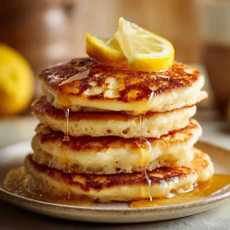 Lemon Curd Filled Pancakes Recipe