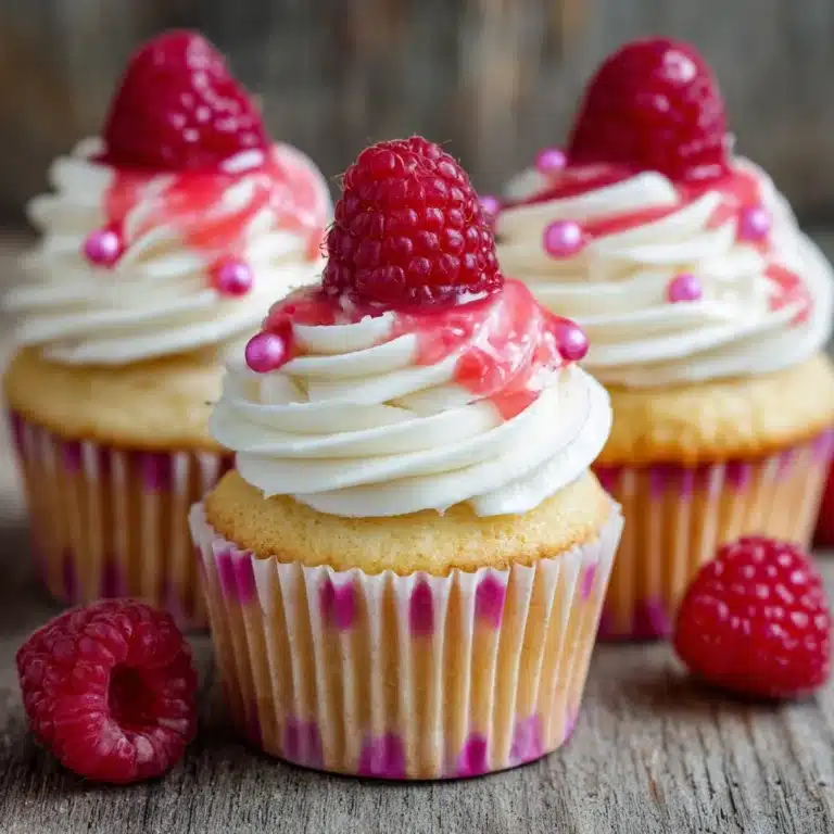 Heavenly Raspberry Cheesecake Cupcakes Recipe