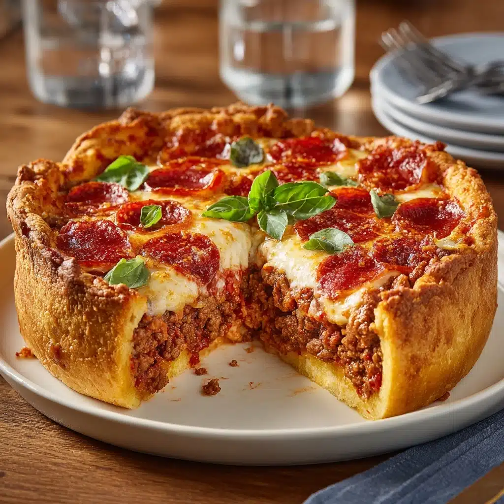 Hearty Pizza Pie Recipe - Recipe Image