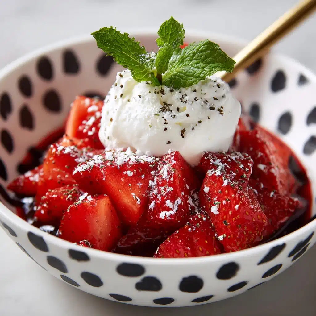Italian Macerated Strawberries Recipe