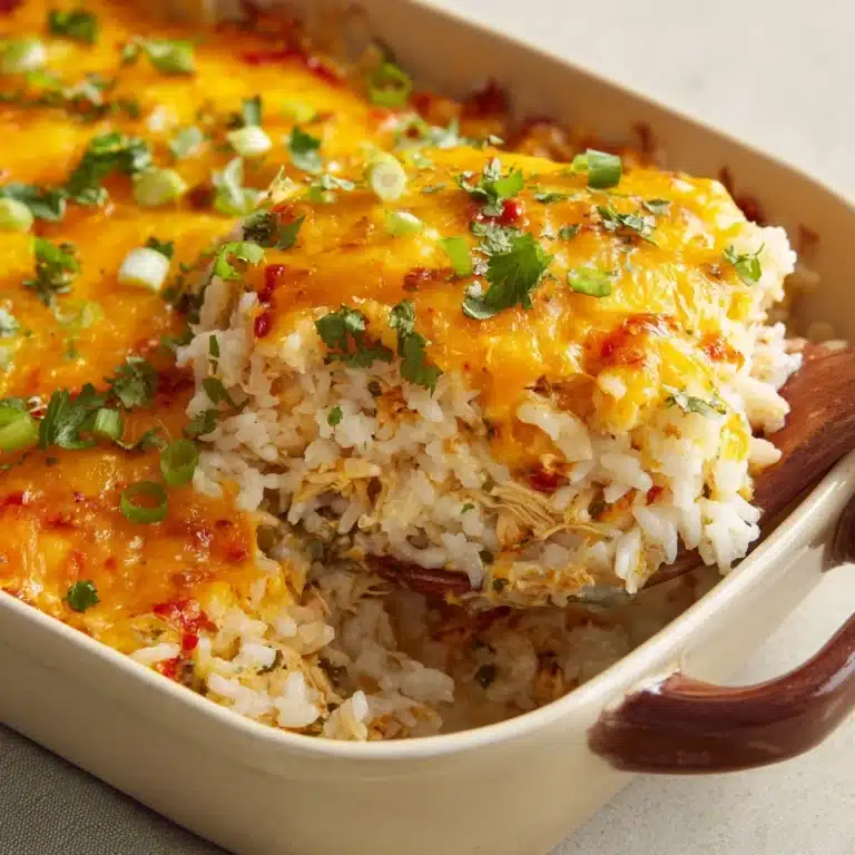 Green Chile Chicken and Rice Casserole Recipe