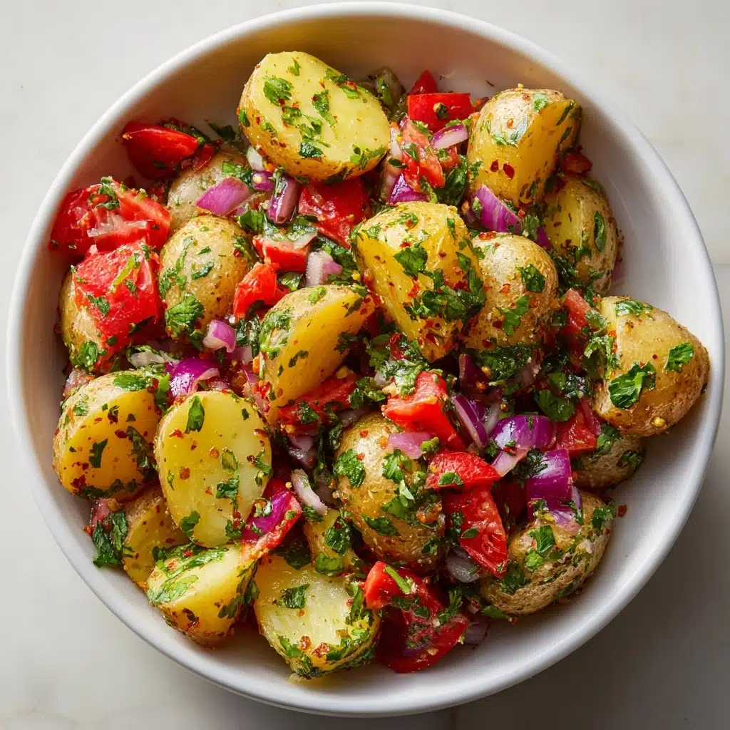Patates Salatası – Turkish Potato Salad Recipe - Recipe Image