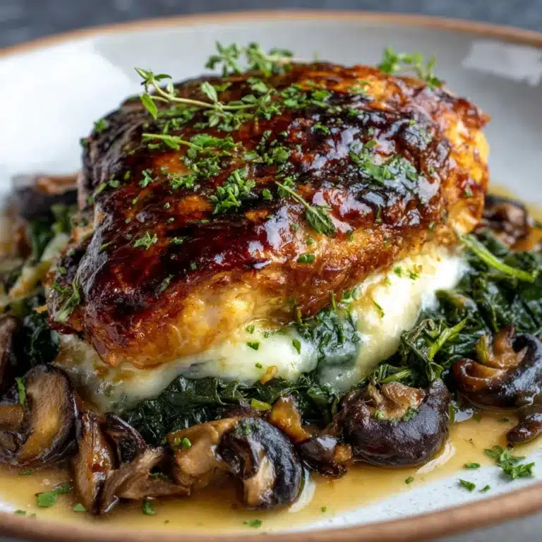 Healthy Mushroom-Stuffed Chicken Breast Recipe