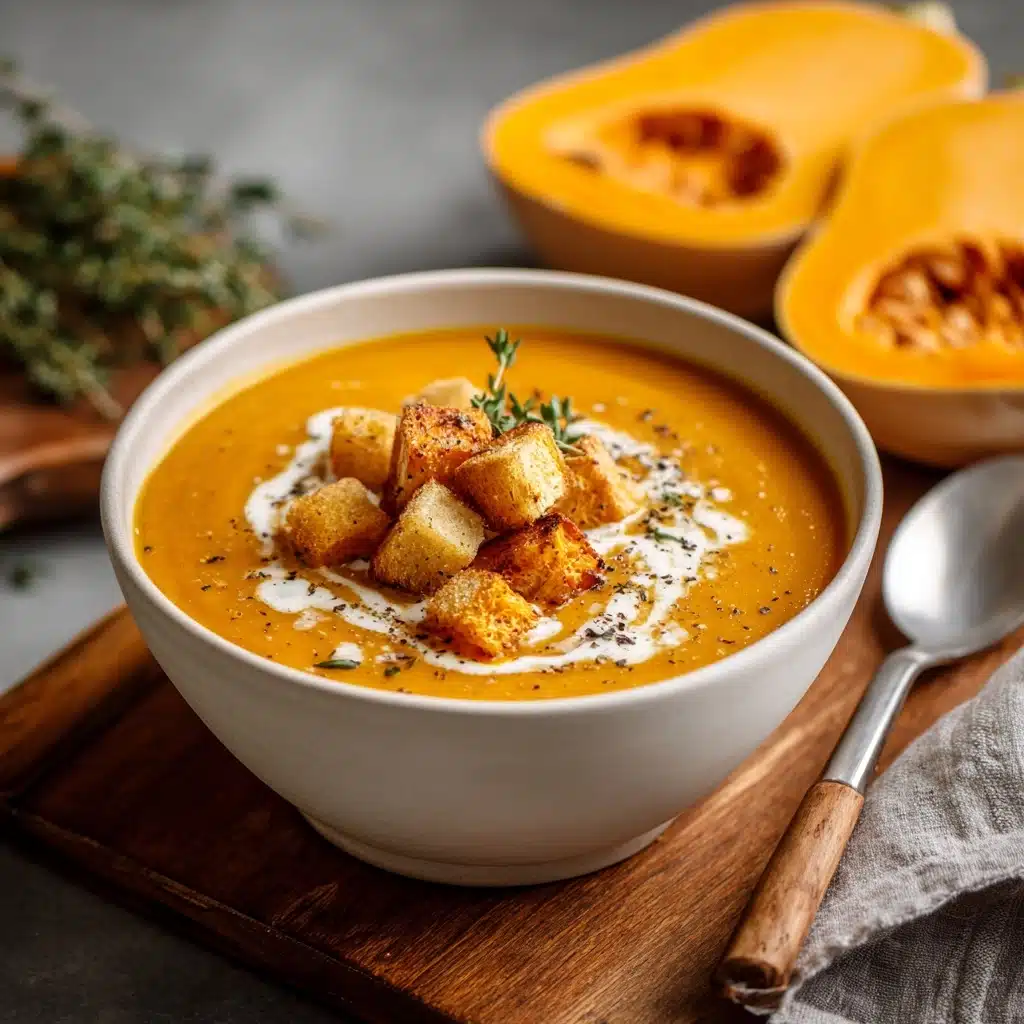 Roasted Butternut Squash Soup Recipe