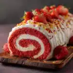 Strawberry Birthday Cake Roll Recipe
