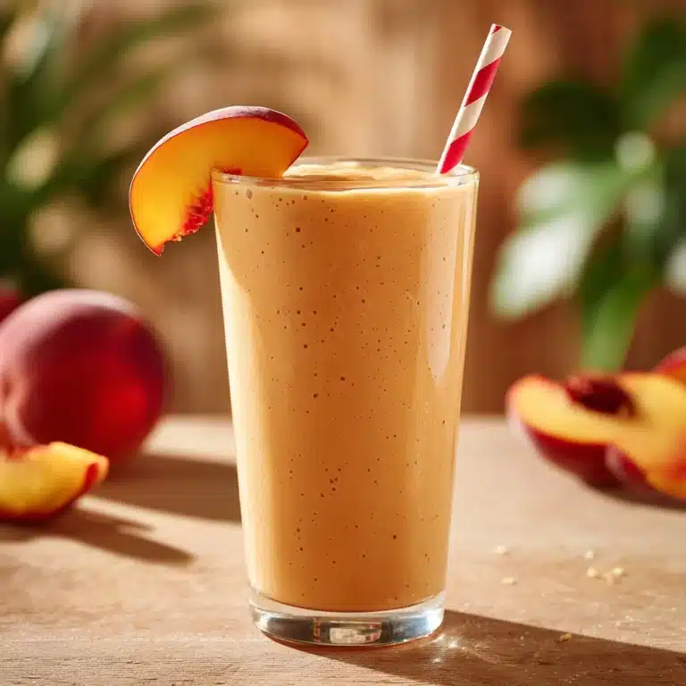Vegan Peach Smoothie Recipe