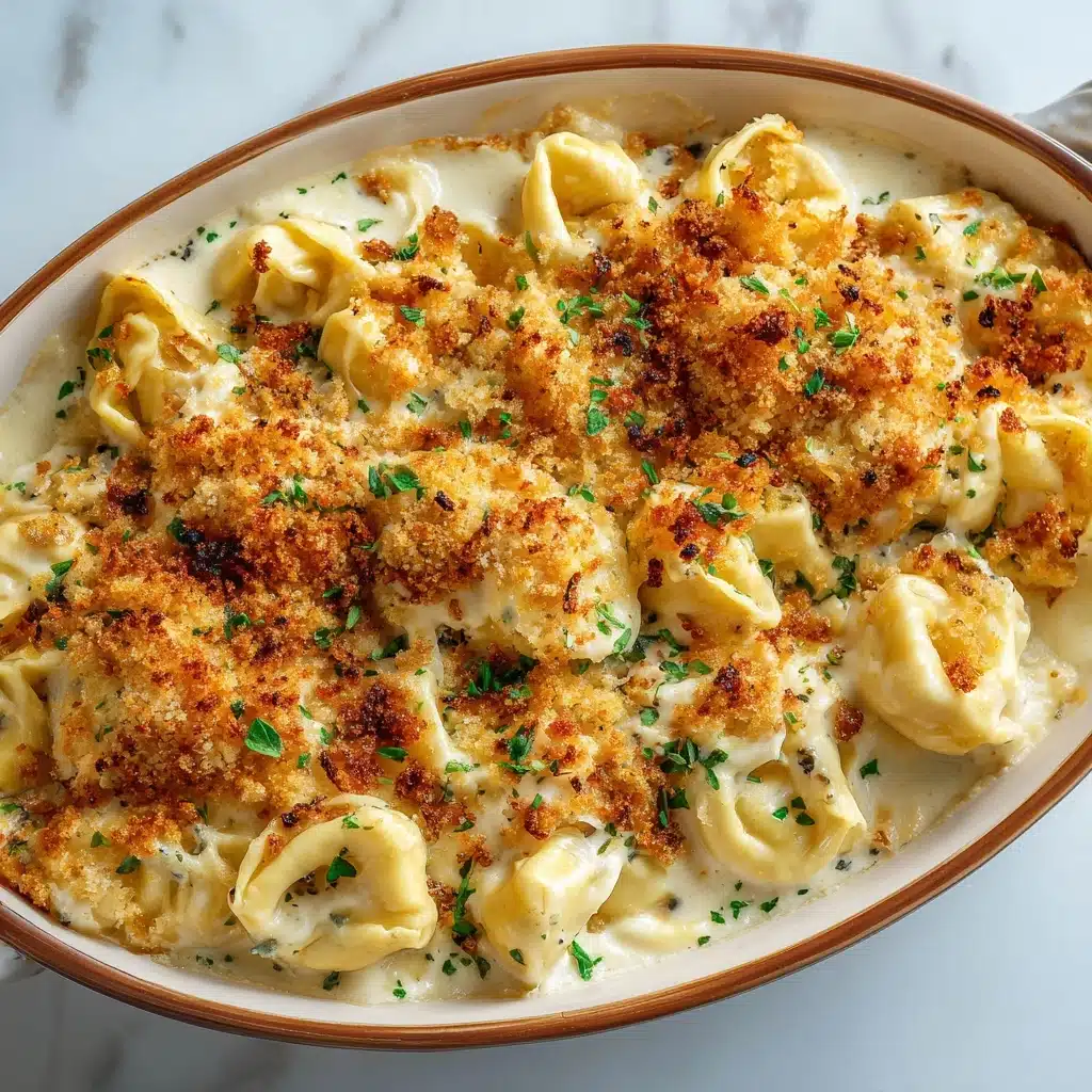 Alfredo Tortellini Bake Recipe