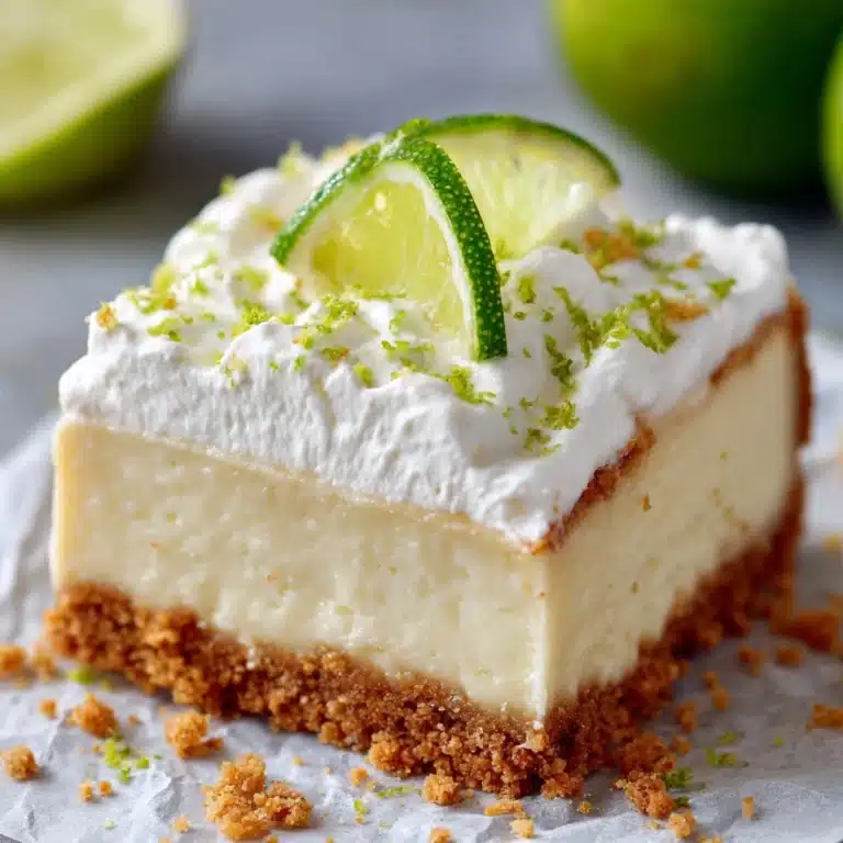 Easy Key Lime Pie Bars Recipe