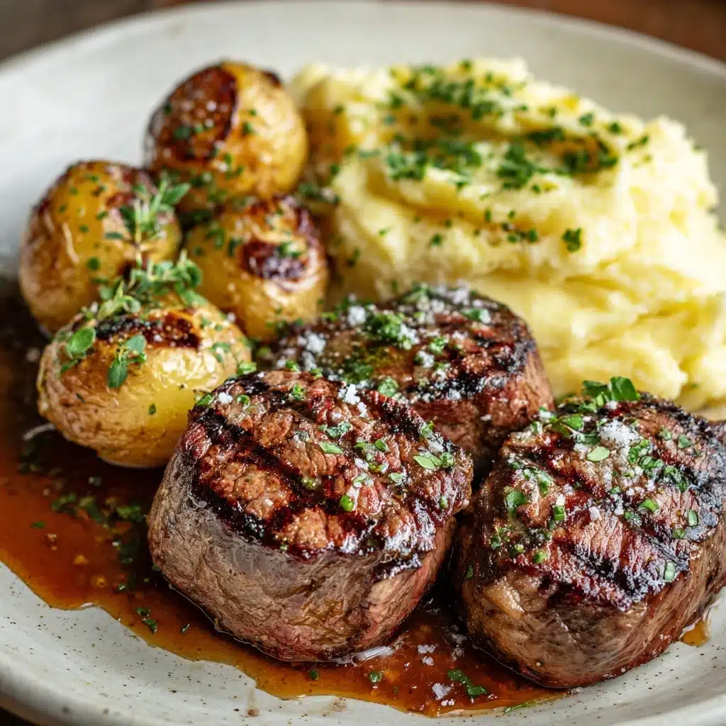Garlic Butter Steak Bites and Cheesy Smashed Potatoes: The Ultimate 7-Ingredient Recipe