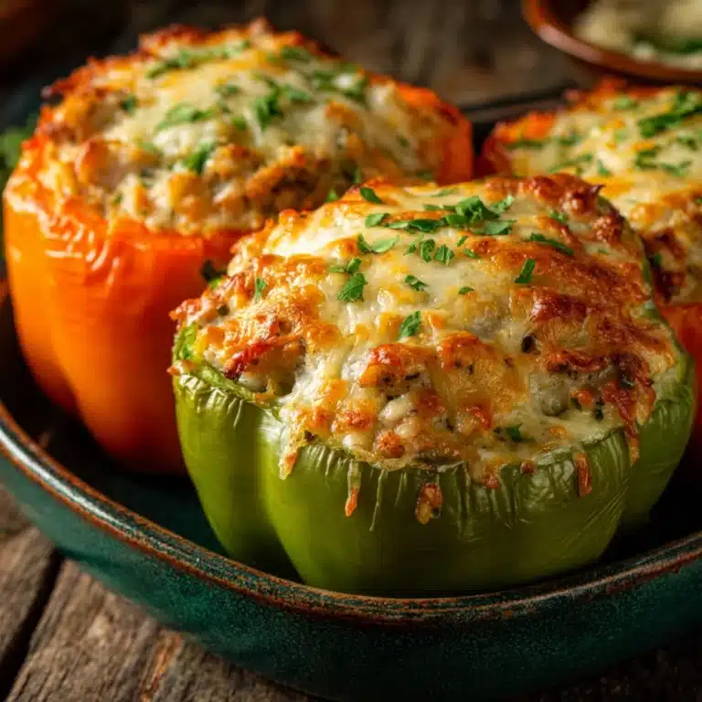 Herb and Cheese Stuffed Bell Peppers Recipe
