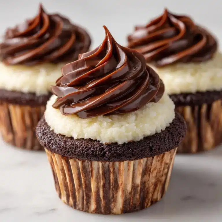 Chocolate Cheesecake Cupcakes with Whipped Ganache Frosting Recipe