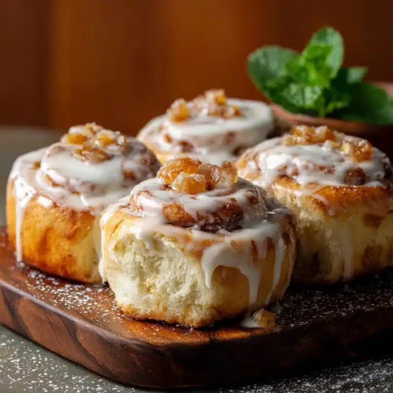 Peachy Cinnamon Rolls Recipe