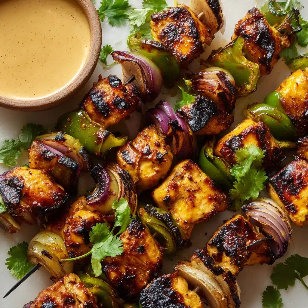 Grilled Thai Coconut Chicken Skewers Recipe