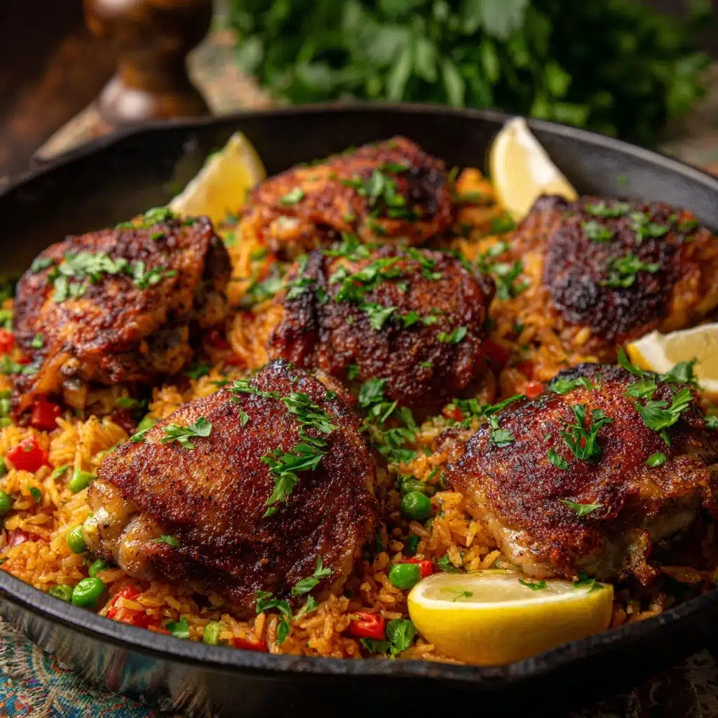 One Pan Spanish Chicken and Rice Recipe - Recipe Image