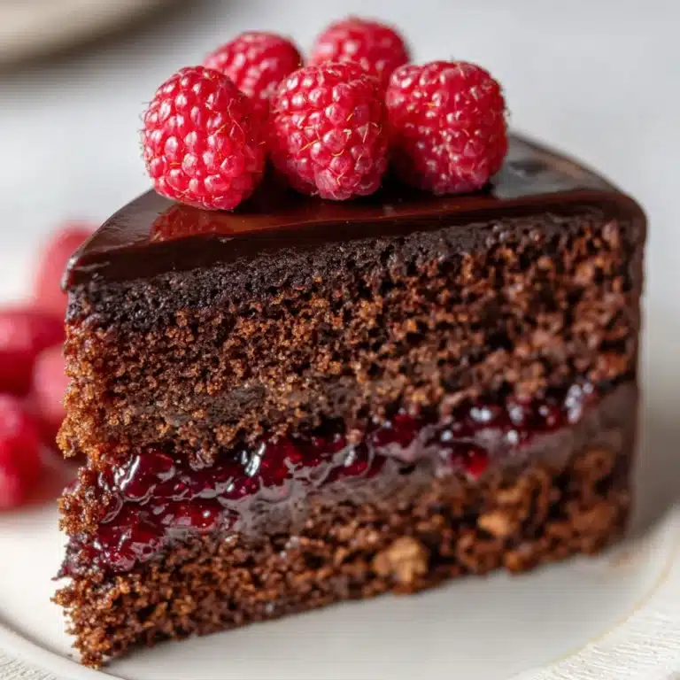 Chocolate Raspberry Truffle Cake Recipe