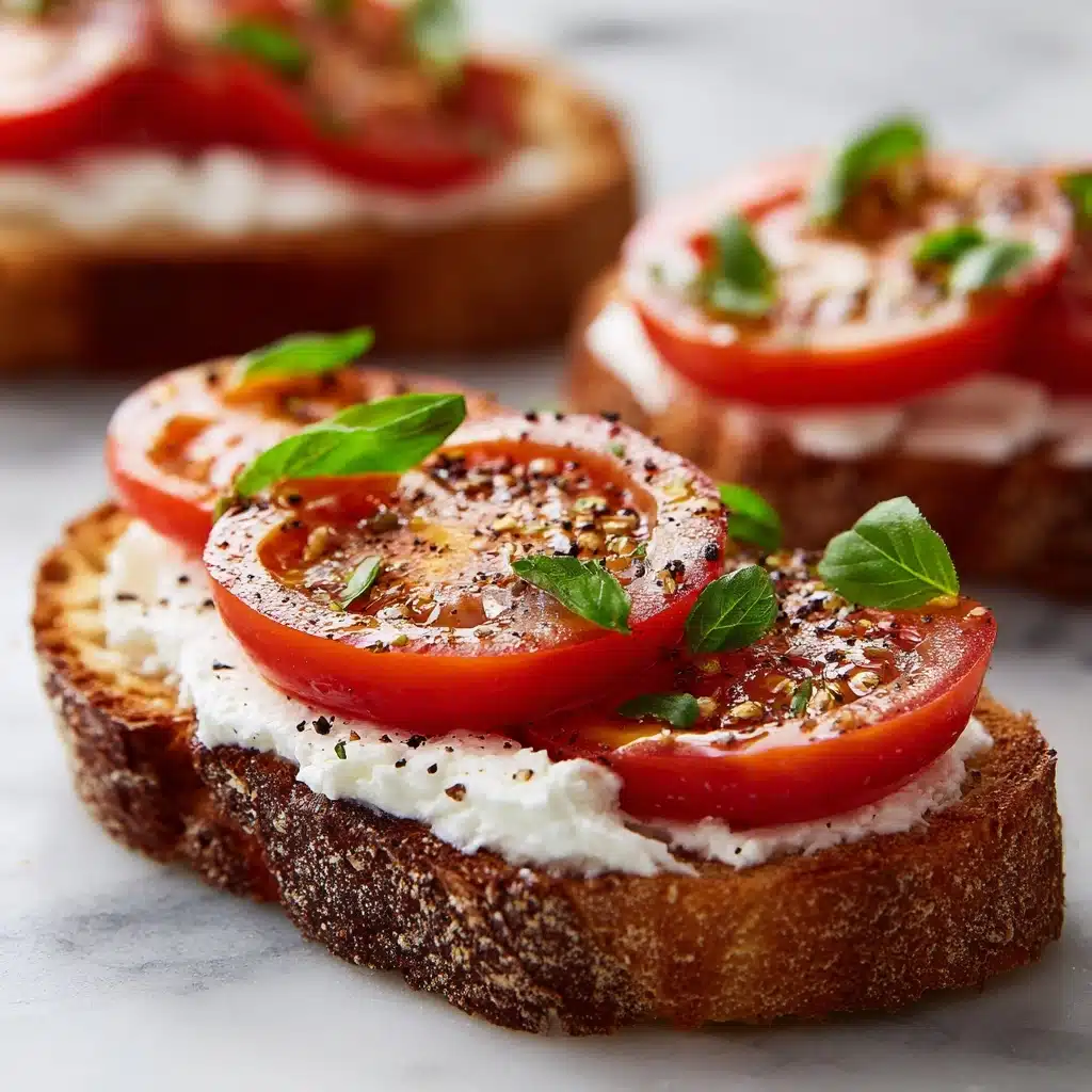 Ricotta & Tomato Sourdough Toast Recipe